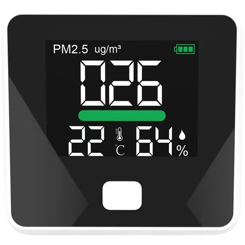 Монитор качества воздуха PM2.5, цифровой газоанализатор, датчик нагрузки, детектор воздуха, домашний светодиодный дисплей, проверка температ...
Монитор качества воздуха PM2.5, цифровой газоанализатор, датчик нагрузки, детектор воздуха, домашний светодиодный дисплей, проверка температ...