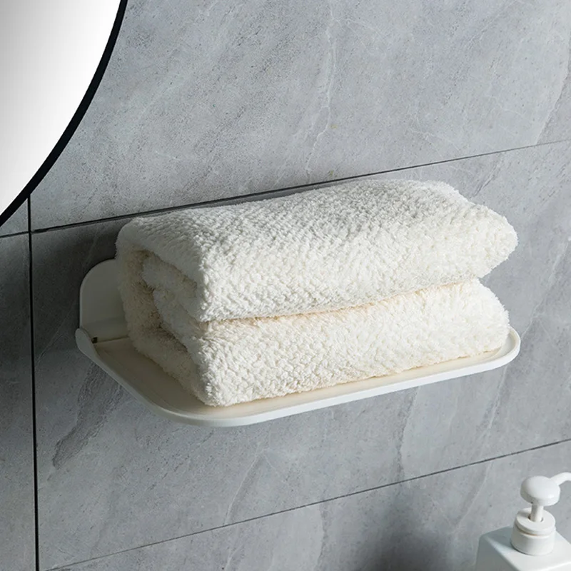 Punch-free Bathroom Shelf Clothing And Towel Rack Folding Board Storage Rack Household Bathroom Wall-mounted Paper Towel Shelf
Punch-free Bathroom Shelf Clothing And Towel Rack Folding Board Storage Rack Household Bathroom Wall-mounted Paper Towel Shelf