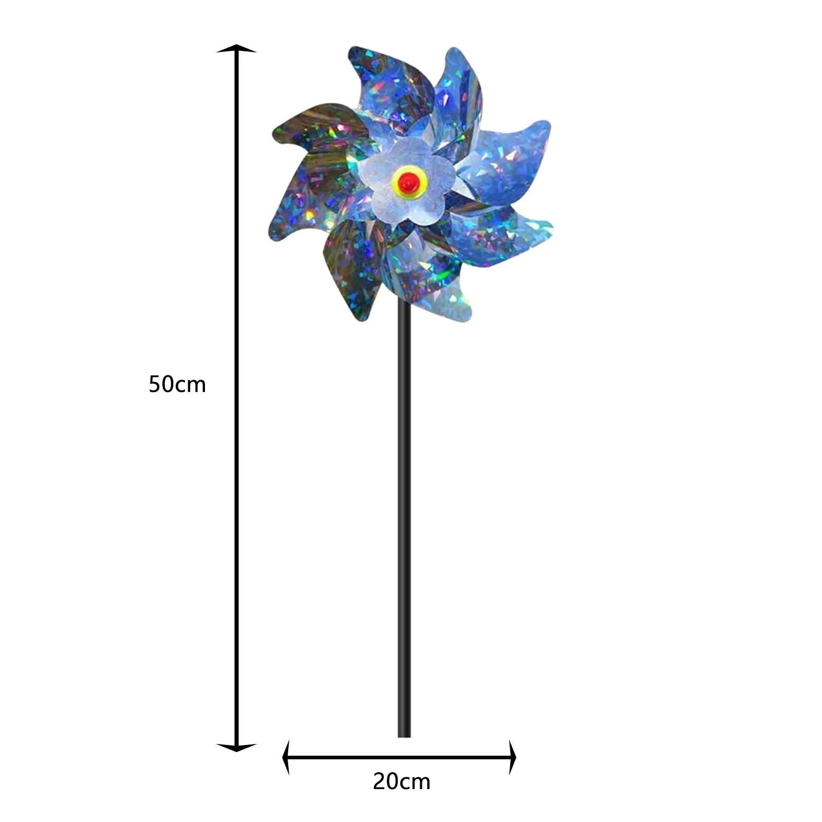 5pc Garden Plant Flower Garden Lawn Decoration Decor Bird Repeller Pinwheels Reflective Sparkly Bird Deterrent Windmill Protect 
5pc Garden Plant Flower Garden Lawn Decoration Decor Bird Repeller Pinwheels Reflective Sparkly Bird Deterrent Windmill Protect