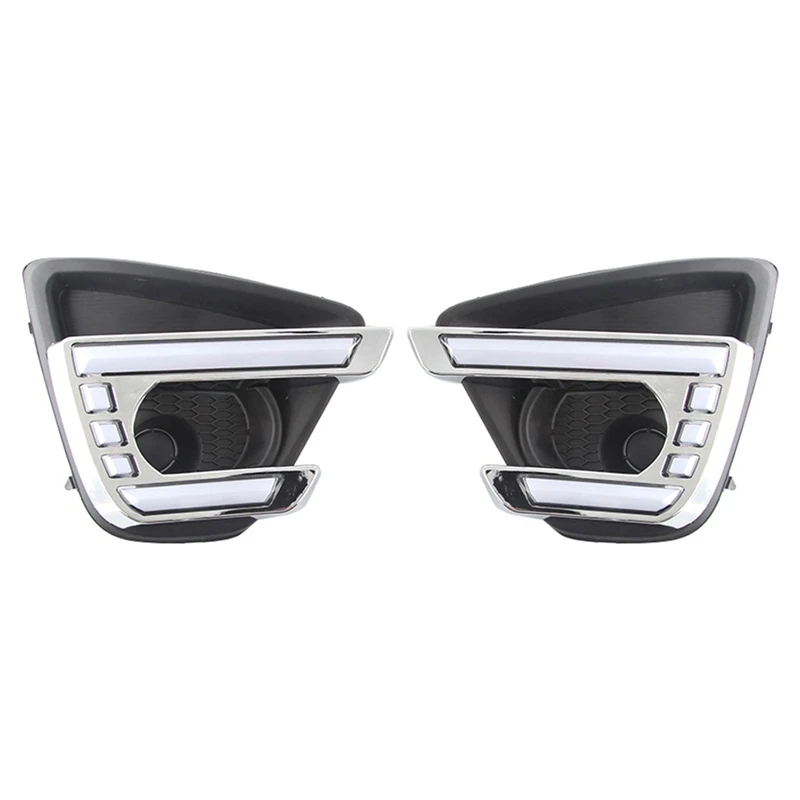 1 Pair DRL LED White Daytime Running Light Turn Signal Amber 12V Fog Lamp for Mazda CX-5 CX5 2012 2013 2014 2015 2016
1 Pair DRL LED White Daytime Running Light Turn Signal Amber 12V Fog Lamp for Mazda CX-5 CX5 2012 2013 2014 2015 2016