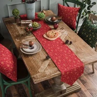 Merry Christmas Red Wind Chimes Long Table Runner Cloth Party Dinner Non-slip Table Runner Cotton Linen Table Mat Pillow Case
Merry Christmas Red Wind Chimes Long Table Runner Cloth Party Dinner Non-slip Table Runner Cotton Linen Table Mat Pillow Case