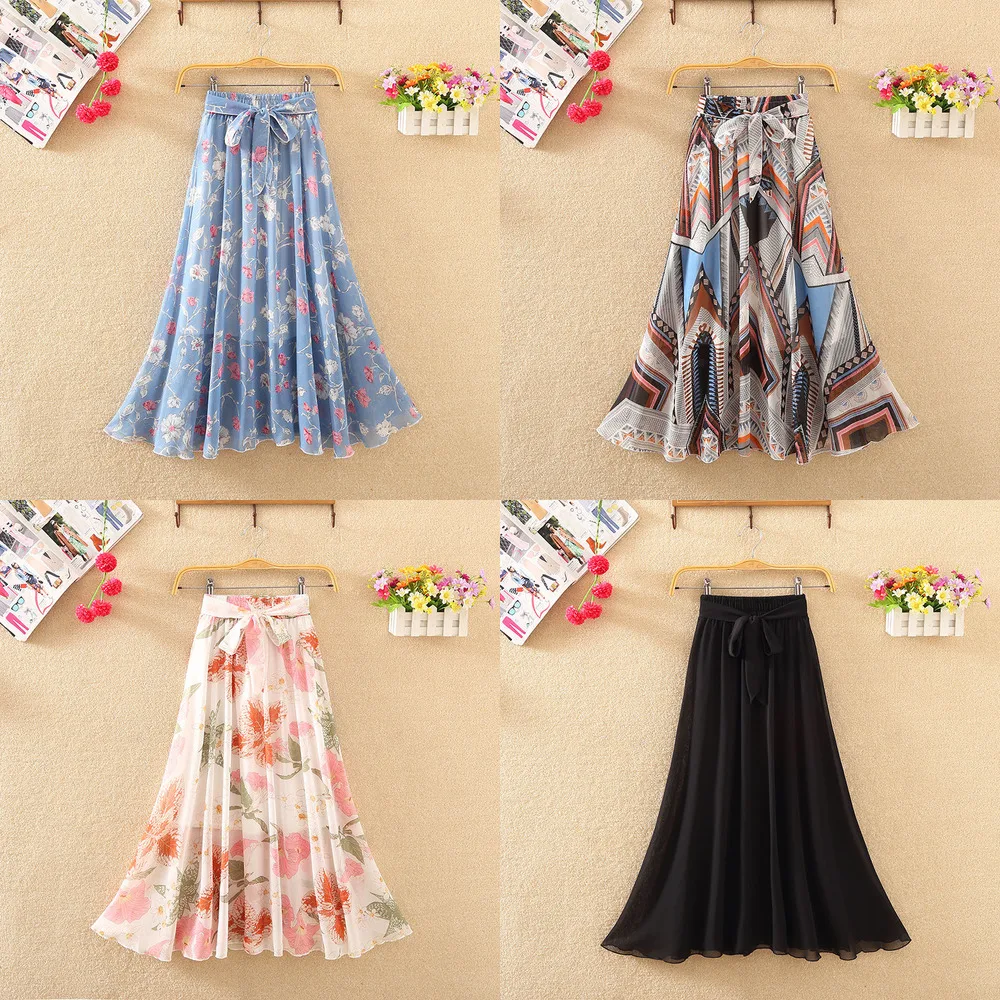 Женская шифоновая юбка, летняя свободная трапециевидная юбка с высокой талией, 22 вида цветов, 2021
Женская шифоновая юбка, летняя свободная трапециевидная юбка с высокой талией, 22 вида цветов, 2021