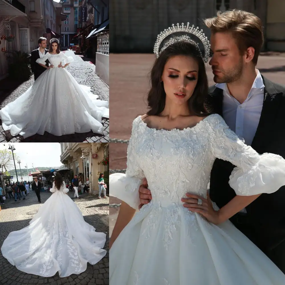 2021 Gorgeous Ball Gown Wedding Dresses Lace Off Shoulder Applique Long Sleeve Bridal Gowns Custom Made Backless Wedding Dress
2021 Gorgeous Ball Gown Wedding Dresses Lace Off Shoulder Applique Long Sleeve Bridal Gowns Custom Made Backless Wedding Dress