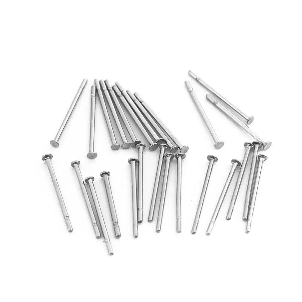 200pcs Stainless Steel Flat Head Safe Stud Earring Ear Pins Earring Findings for Jewelry Making Earring Accessories Wholesale
200pcs Stainless Steel Flat Head Safe Stud Earring Ear Pins Earring Findings for Jewelry Making Earring Accessories Wholesale
