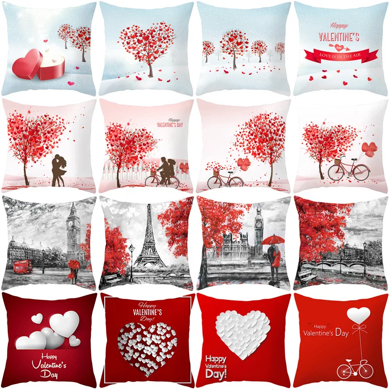 Valentine's Day Cushion Cover 45x45 Love Pillowcase Sofa Cushions Decorative Throw Pillows Cover Home Decoration Pillowcover
Valentine's Day Cushion Cover 45x45 Love Pillowcase Sofa Cushions Decorative Throw Pillows Cover Home Decoration Pillowcover