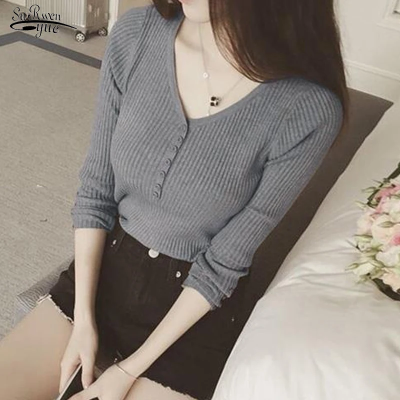 Fashion All-match Sweet Sweater 2022 Autumn New Solid Clothes Sexy V-neck Knitted Pullover Winter Long Sleeve Bottom Shirt 17193
Fashion All-match Sweet Sweater 2022 Autumn New Solid Clothes Sexy V-neck Knitted Pullover Winter Long Sleeve Bottom Shirt 17193