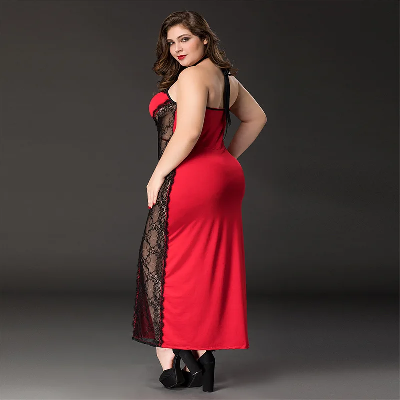 Women's Large Size Sexy Deep V Neck Backless Dress Set Sexy Splicing Lace Beach Long Dresses
Women's Large Size Sexy Deep V Neck Backless Dress Set Sexy Splicing Lace Beach Long Dresses