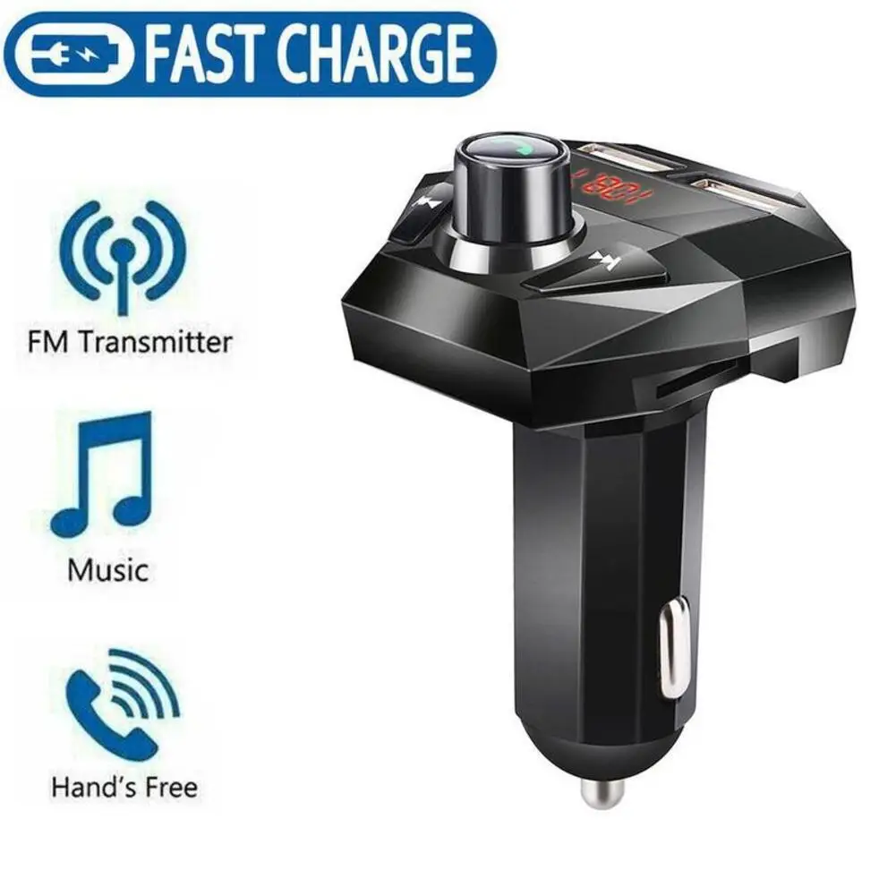 Car Bluetooth 5.0 FM Transmitter Mp3 Player FM Transmitter Handsfree Audio Receiver 3.1A Dual USB Fast Support TF/U Disk
Car Bluetooth 5.0 FM Transmitter Mp3 Player FM Transmitter Handsfree Audio Receiver 3.1A Dual USB Fast Support TF/U Disk