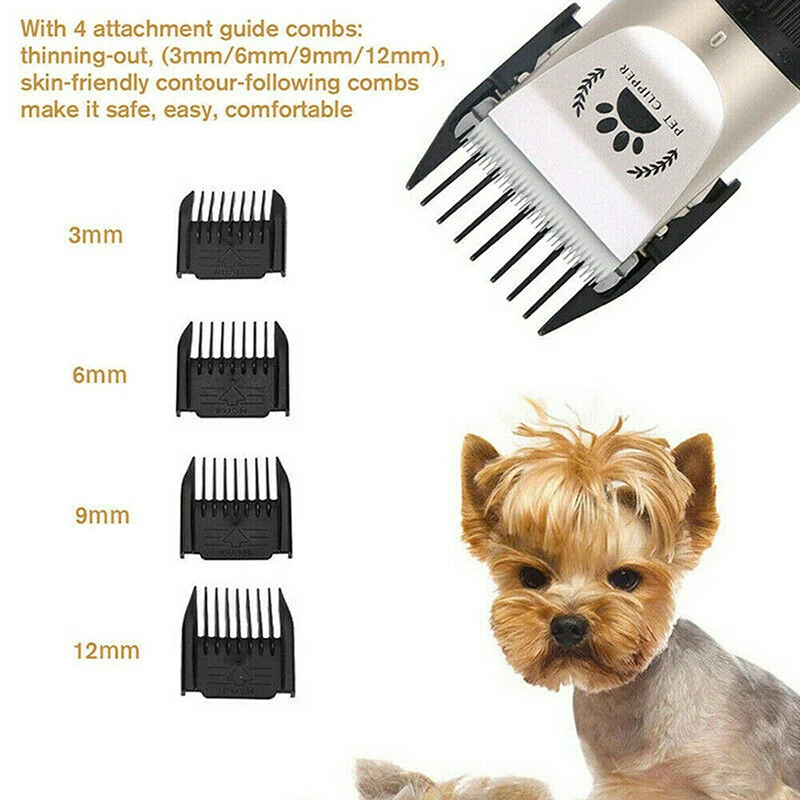 Pet Hair Trimmer Clipper Shaver Groomings Tool Electric Low Noise Trimmers for Dogs Cat BDF99
Pet Hair Trimmer Clipper Shaver Groomings Tool Electric Low Noise Trimmers for Dogs Cat BDF99