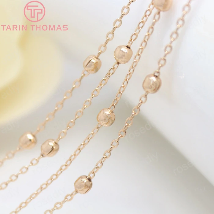 1 Meter width 1.6MM 24K Champagne Gold Color Plated Brass Station Ball beads Flat Oval Chains Necklace Chains Accessories
1 Meter width 1.6MM 24K Champagne Gold Color Plated Brass Station Ball beads Flat Oval Chains Necklace Chains Accessories
