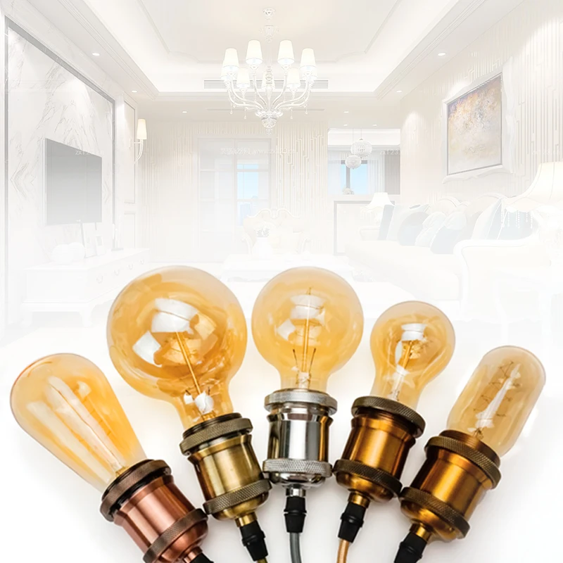 Vintage Edison Bulb 220V E27 40W ST64 G80 G95 Ampoule Vintage Retro Edison Lamp Home Decor Filament Light Bulb Incandescent Lamp
Vintage Edison Bulb 220V E27 40W ST64 G80 G95 Ampoule Vintage Retro Edison Lamp Home Decor Filament Light Bulb Incandescent Lamp