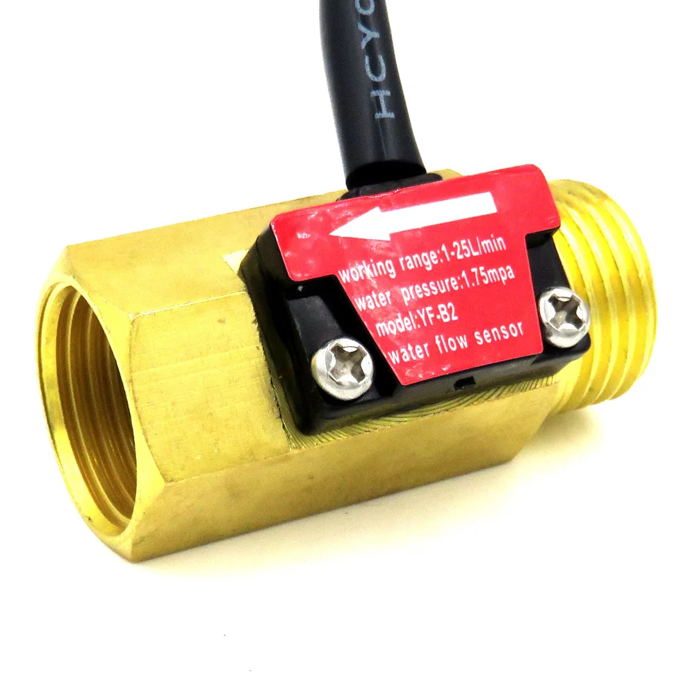Water Flow Sensor YF-B2 BSP G1/2" 24V 1-25L/min Turbine Meter turbine flow meter water flow sensor iSentrol
Water Flow Sensor YF-B2 BSP G1/2" 24V 1-25L/min Turbine Meter turbine flow meter water flow sensor iSentrol