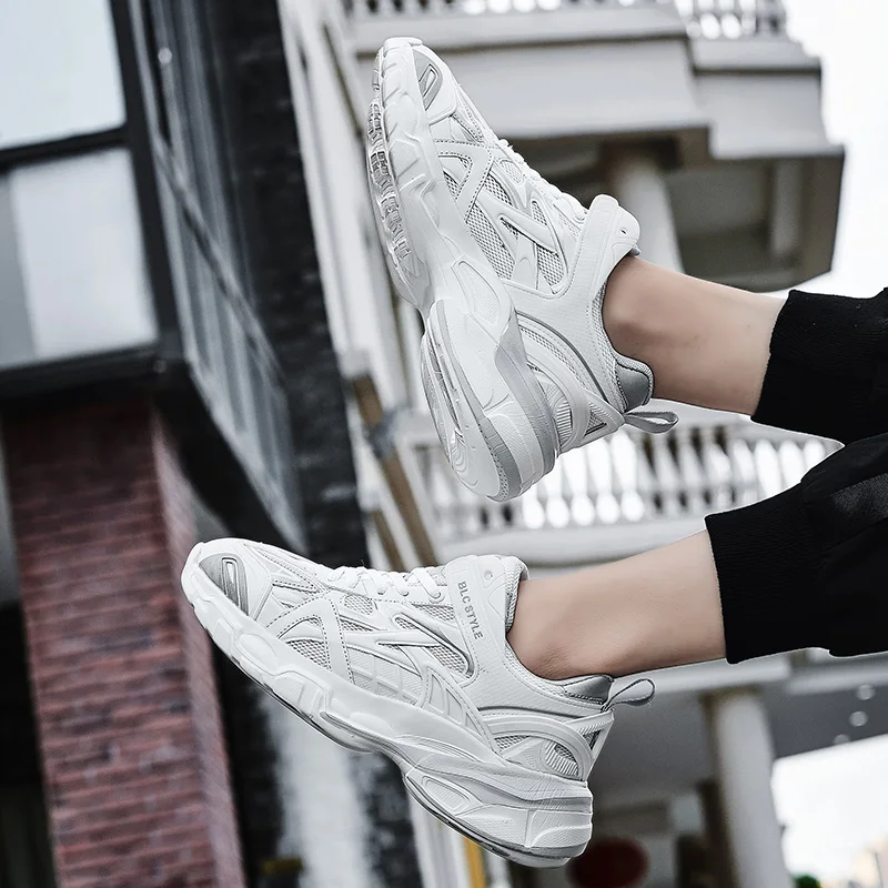 2020 mechanical catwalk casual sneakers black thick bottom sports fashion model tide shoes for men women
2020 mechanical catwalk casual sneakers black thick bottom sports fashion model tide shoes for men women