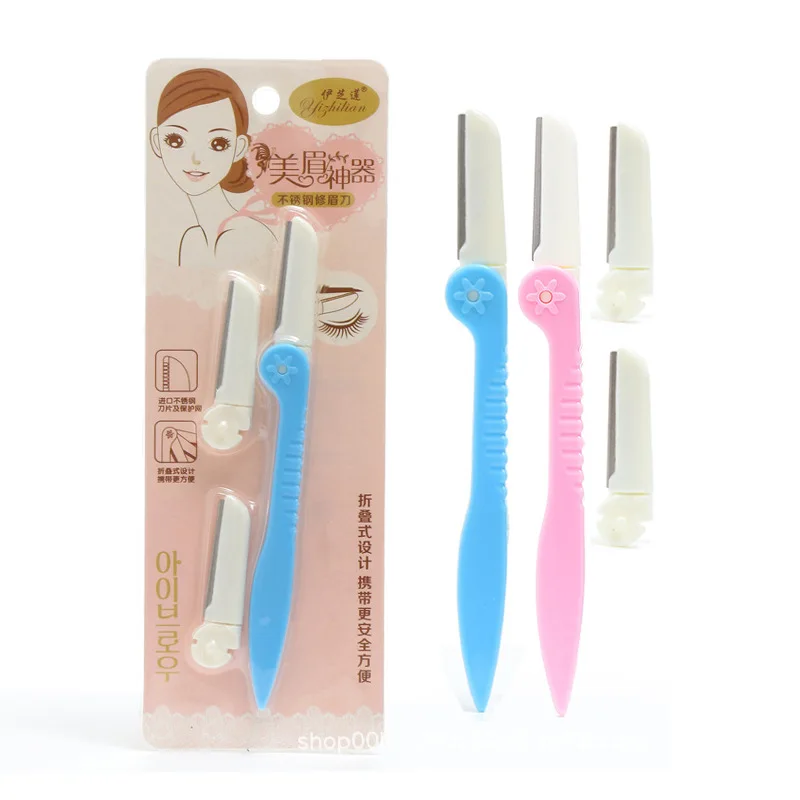 Foldable Eyebrow Knife Comes with 2 Pieces Cutter Head Stainless Steel Blades Eyebrow Scraper Makeup Tool Thrush Useful Product
Foldable Eyebrow Knife Comes with 2 Pieces Cutter Head Stainless Steel Blades Eyebrow Scraper Makeup Tool Thrush Useful Product