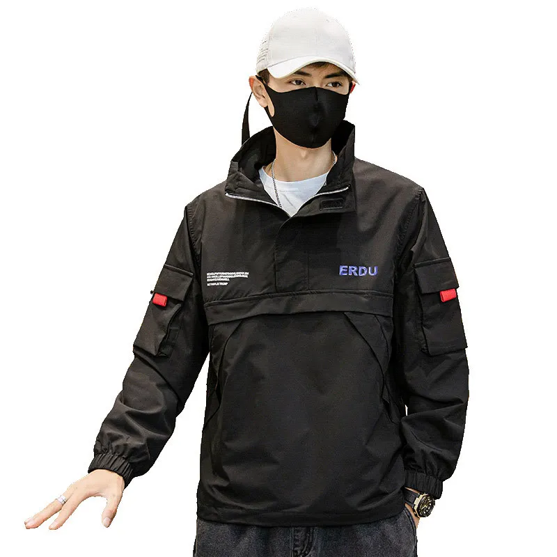 Urban men's clothing|2020 spring new ins fashion brand stand collar pullover jacket loose casual men's jacket
Urban men's clothing|2020 spring new ins fashion brand stand collar pullover jacket loose casual men's jacket