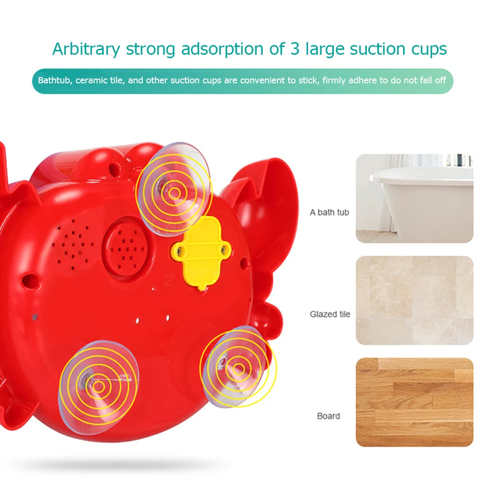 Dropshipping Bubble Machine Crabs Frog Music Kids Bath Toy Bathtub Soap Automatic Bubble Maker Baby Bathroom Toy for Children
Dropshipping Bubble Machine Crabs Frog Music Kids Bath Toy Bathtub Soap Automatic Bubble Maker Baby Bathroom Toy for Children