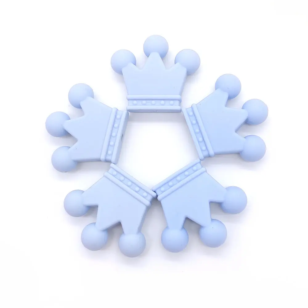 5pcs Crown Silicone Beads Baby Chew Teething Toys Food Grade Silicone DIY Pacifier Chain Pendant Accessories BPA Free Teethers
5pcs Crown Silicone Beads Baby Chew Teething Toys Food Grade Silicone DIY Pacifier Chain Pendant Accessories BPA Free Teethers