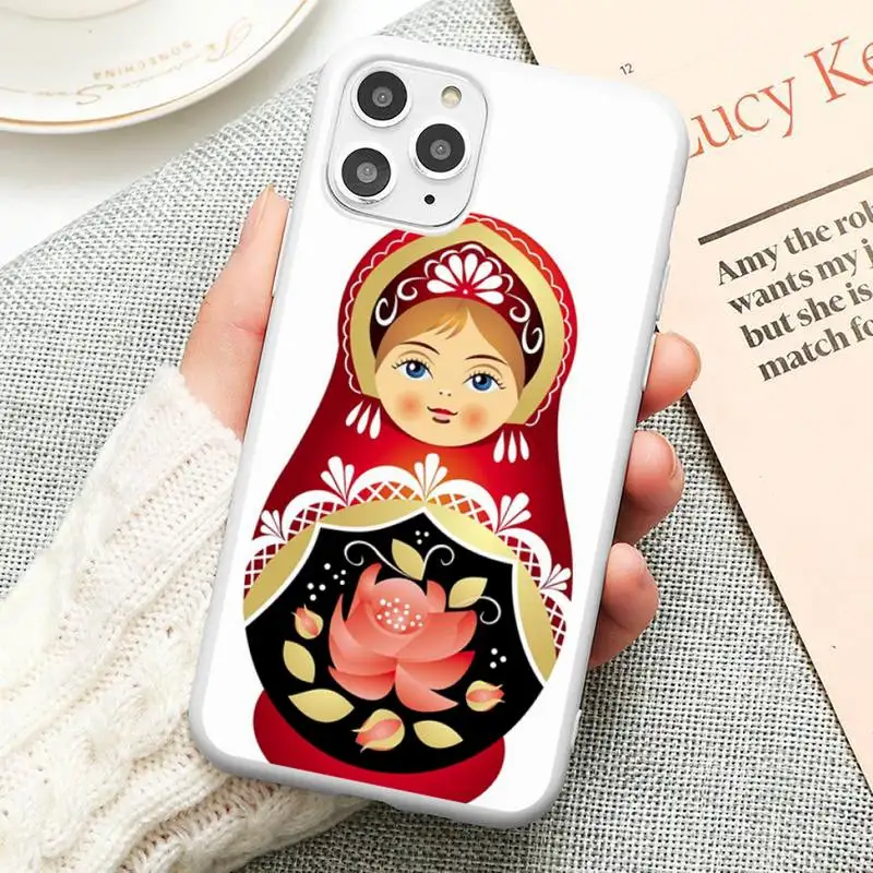 Russian matryoshka Dolls Phone Case Candy Color for iPhone 6 6S 7 8 11 12 XS X SE 2020 XR mini pro Plus MAX funda cover shell
Russian matryoshka Dolls Phone Case Candy Color for iPhone 6 6S 7 8 11 12 XS X SE 2020 XR mini pro Plus MAX funda cover shell