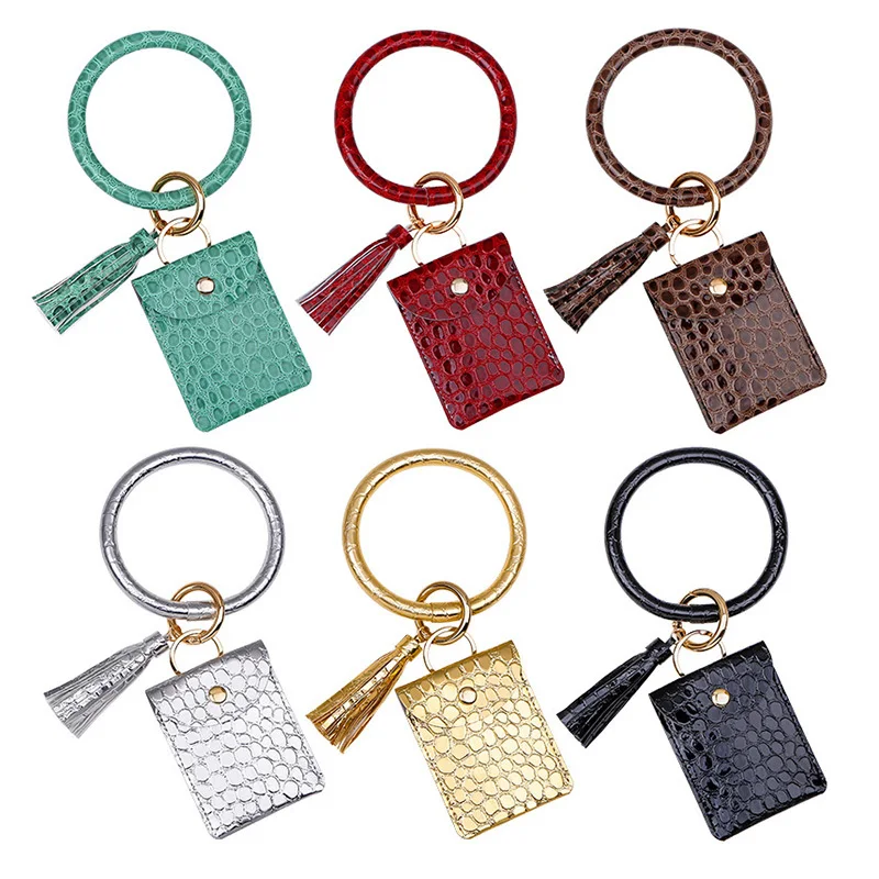 Bellona Pu Bracelet Keyring For Women Leather Card Bag Wallet Bracelet Keychains Pendant Gifts Key Chain Accessories
Bellona Pu Bracelet Keyring For Women Leather Card Bag Wallet Bracelet Keychains Pendant Gifts Key Chain Accessories