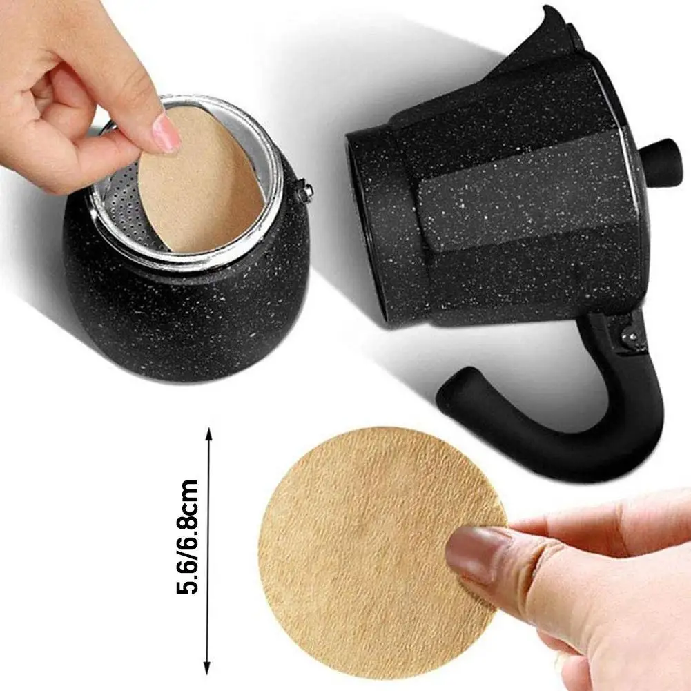 100 Pieces Moka Pot Filter Paper Round Coffee Filter Paper Vietnam Coffee Pot Pot Paper Dripping Pot Filter Moka F2I0
100 Pieces Moka Pot Filter Paper Round Coffee Filter Paper Vietnam Coffee Pot Pot Paper Dripping Pot Filter Moka F2I0