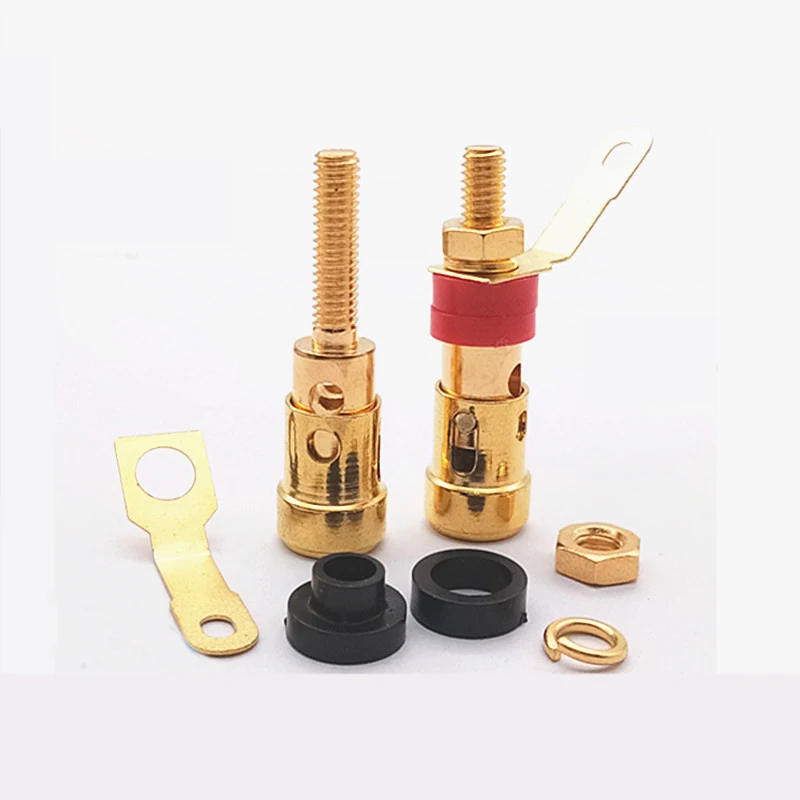 Gold Plated Push Spring Terminal Binding Post Connector Test Spring Self-locking Socket Banana Plug Speaker Amplifier Connector
Gold Plated Push Spring Terminal Binding Post Connector Test Spring Self-locking Socket Banana Plug Speaker Amplifier Connector