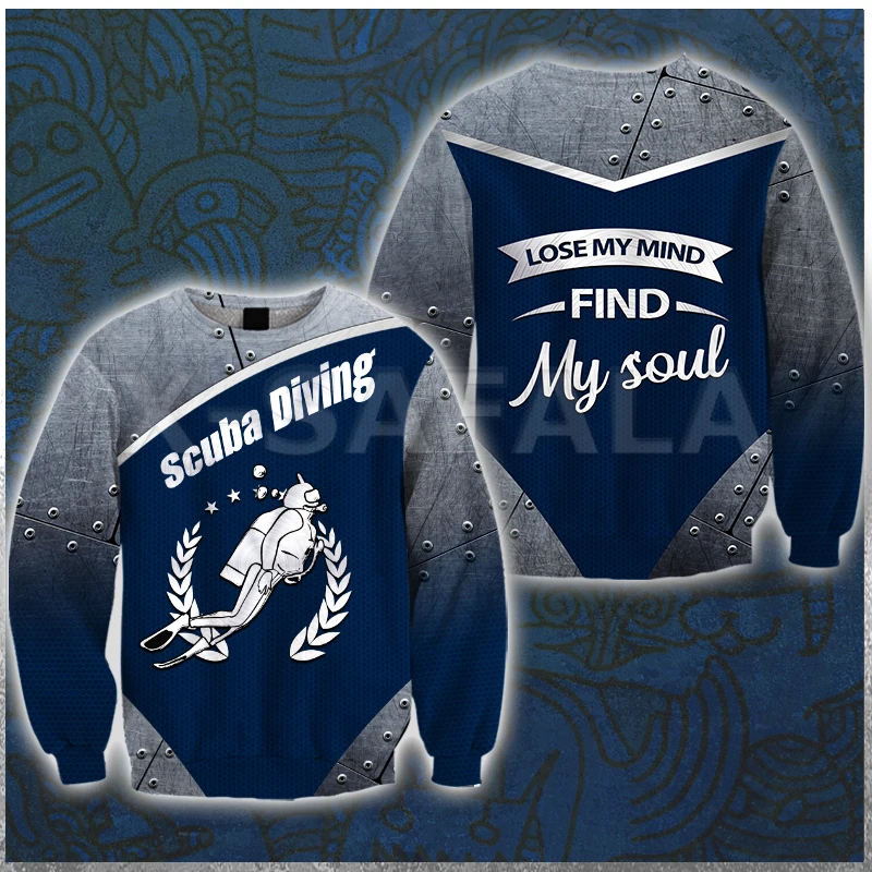 New Scuba Diving Art Underwater Sport 3D Print Hoodie Man Women Harajuku Outwear Zipper Pullover Sweatshirt Casual Unisex Jacket
New Scuba Diving Art Underwater Sport 3D Print Hoodie Man Women Harajuku Outwear Zipper Pullover Sweatshirt Casual Unisex Jacket