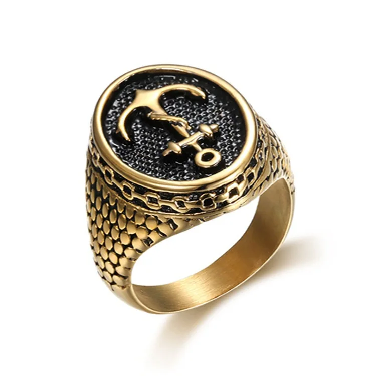 Vintage Men's Anchor Rings Motorcycle Party Personality Viking Pirate Rings Punk Finger Ring Cool Biker Men's Rings Jewelry
Vintage Men's Anchor Rings Motorcycle Party Personality Viking Pirate Rings Punk Finger Ring Cool Biker Men's Rings Jewelry