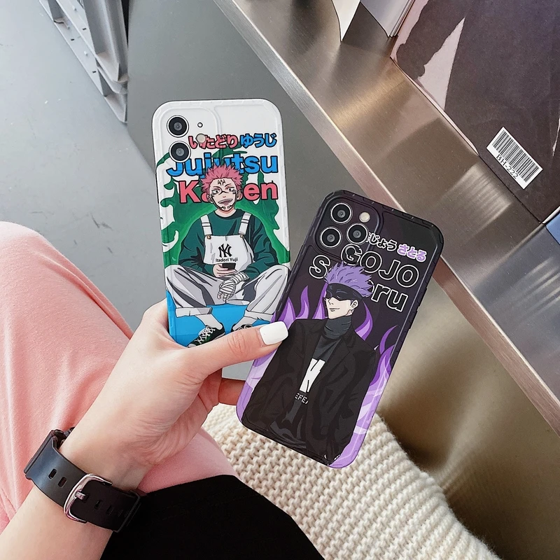 Cool Japan Anime Jujutsu Kaisen Gojo Satoru Phone Case For iPhone 13 12 11 Pro Max X Xs Max Xr 7 8 Puls Case Cute Soft Cover
Cool Japan Anime Jujutsu Kaisen Gojo Satoru Phone Case For iPhone 13 12 11 Pro Max X Xs Max Xr 7 8 Puls Case Cute Soft Cover