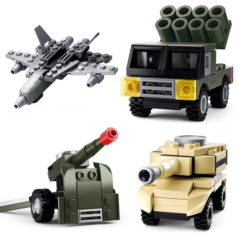 Конструктор SLUBAN 4 шт./лот WW2, военные, спецназ, танк, боец, самолет, MOC модель, Классические игрушки для детей, подарок
Конструктор SLUBAN 4 шт./лот WW2, военные, спецназ, танк, боец, самолет, MOC модель, Классические игрушки для детей, подарок