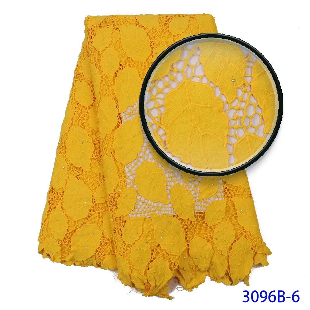 Latest Water Soluble Lace Fabric With Stones 2020 High Quality African Chemical Cord Lace Fabric With Embroidery Leaves AMY3096B
Latest Water Soluble Lace Fabric With Stones 2020 High Quality African Chemical Cord Lace Fabric With Embroidery Leaves AMY3096B