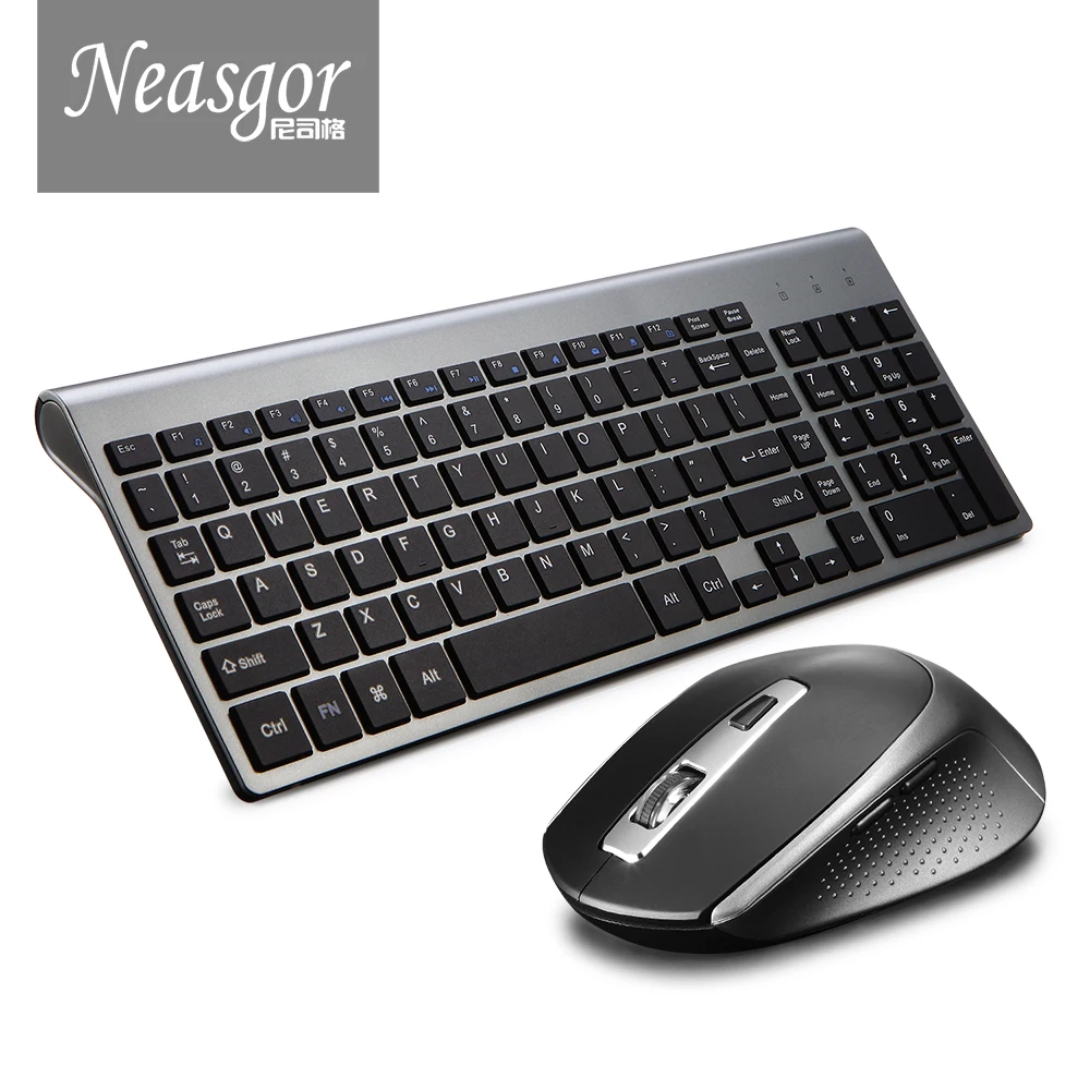 Latest Neasgor Wireless Keyboard Mouse Set Computer Silent Button Keyboard and Mouse Combo keyboard gaming
Latest Neasgor Wireless Keyboard Mouse Set Computer Silent Button Keyboard and Mouse Combo keyboard gaming