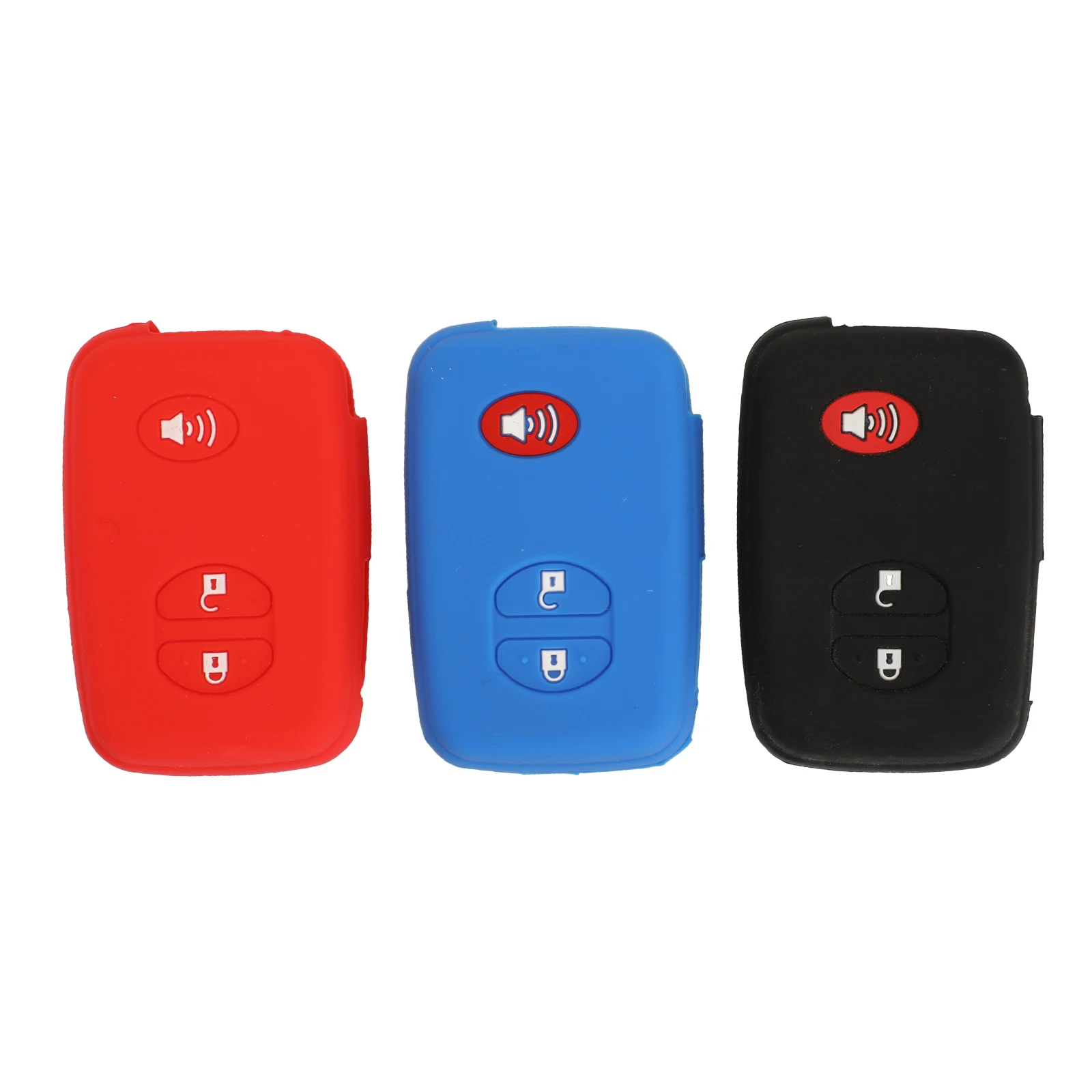 Kutery 3 Buttons Remote Silicone Car Key Case Shell Cover For Toyota Aqua Camry Corolla RAV4 Yaris Venza 4 Runner Cruiser
Kutery 3 Buttons Remote Silicone Car Key Case Shell Cover For Toyota Aqua Camry Corolla RAV4 Yaris Venza 4 Runner Cruiser