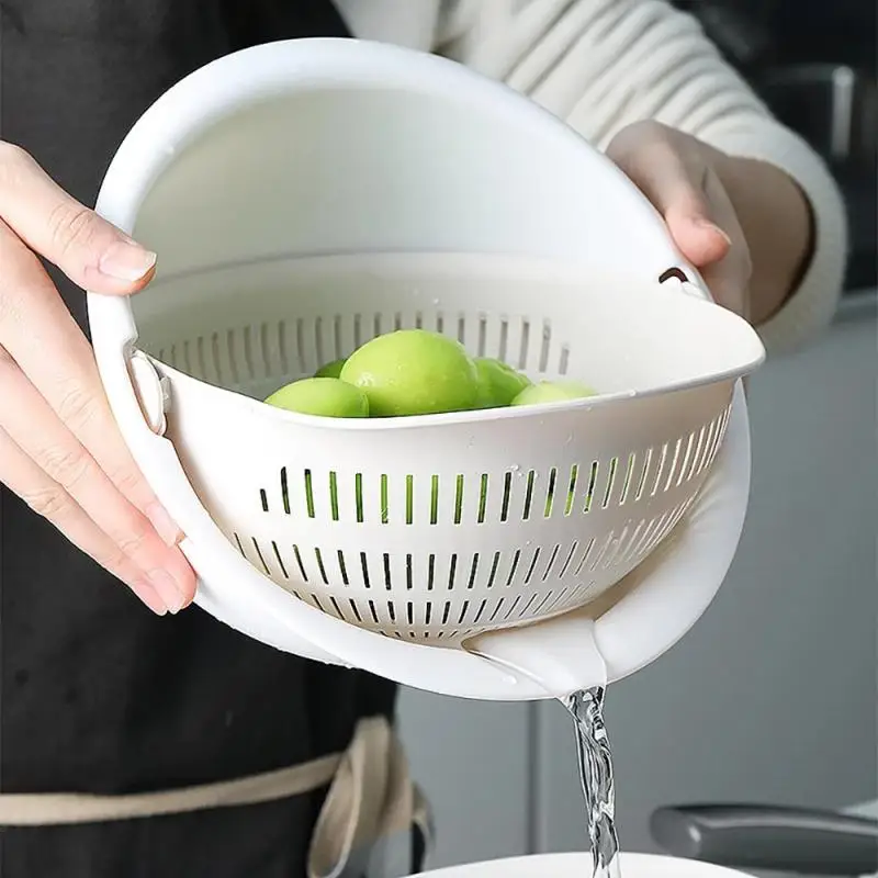 Kitchen Silicone Double Drain Basket Bowl Washing Storage Basket Strainers Bowls Drainer Vegetable Cleaning Colander Tool
Kitchen Silicone Double Drain Basket Bowl Washing Storage Basket Strainers Bowls Drainer Vegetable Cleaning Colander Tool