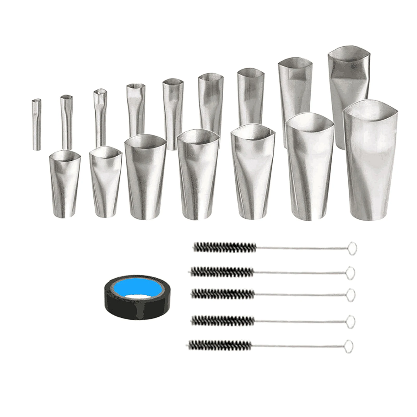 Caulking Kit 22Pcs Caulk Nozzle Applicator Reusable Caulking Finishing Tool Stainless Steel Tools Set
Caulking Kit 22Pcs Caulk Nozzle Applicator Reusable Caulking Finishing Tool Stainless Steel Tools Set