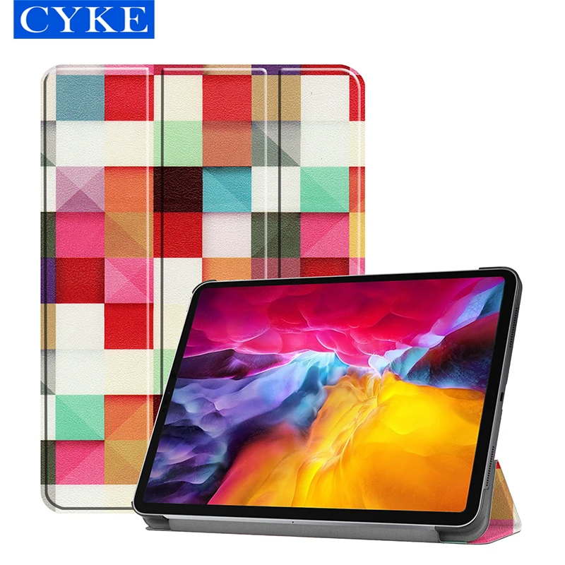 CYKE New Tablet Case For Ipad Pro 11 Inch 2021 Smart Folio Colored Pu Leather Protective Cover
CYKE New Tablet Case For Ipad Pro 11 Inch 2021 Smart Folio Colored Pu Leather Protective Cover