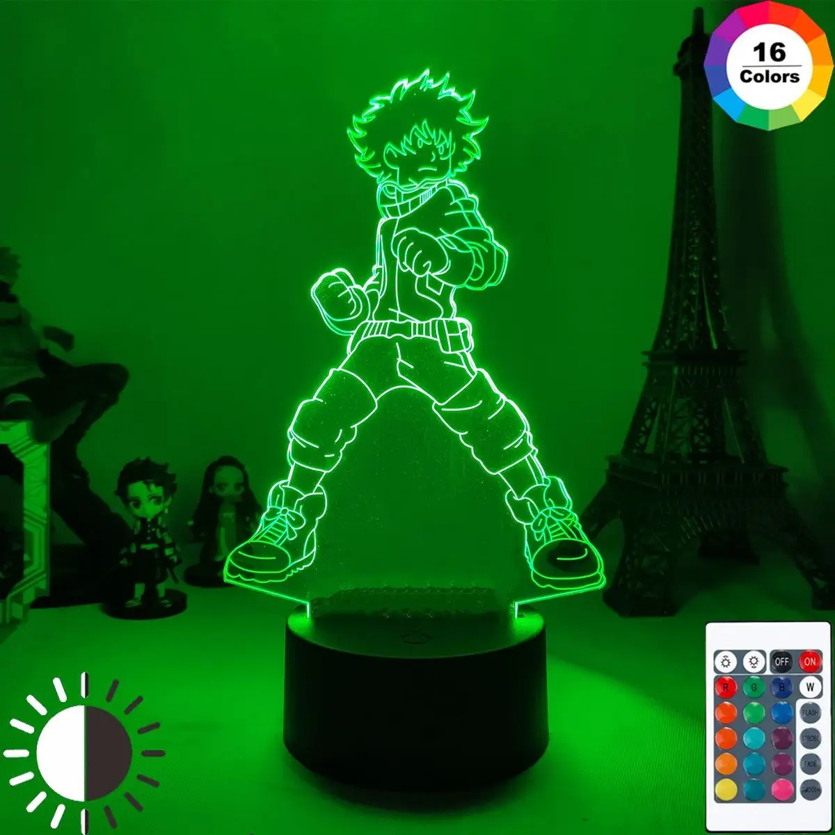 3d-светильник Izuku Midoriya, фигурка, детская спальня, светодиодная лампа с сенсорным датчиком, светильник льник, аниме, мой герой, Академия, подаро...
3d-светильник Izuku Midoriya, фигурка, детская спальня, светодиодная лампа с сенсорным датчиком, светильник льник, аниме, мой герой, Академия, подаро...