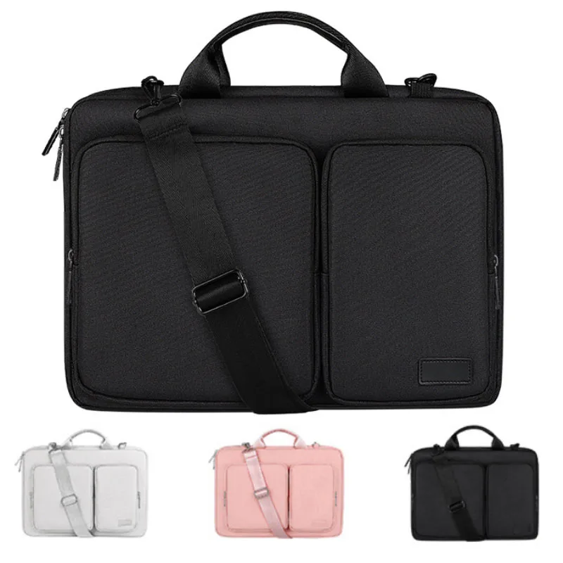 Nylon Solid Color Laptop Bag Black Pink Briefcase Notebook Liner Bag Breathable Wear-Resistant Polyester Inner Fleece 15 Inch
Nylon Solid Color Laptop Bag Black Pink Briefcase Notebook Liner Bag Breathable Wear-Resistant Polyester Inner Fleece 15 Inch