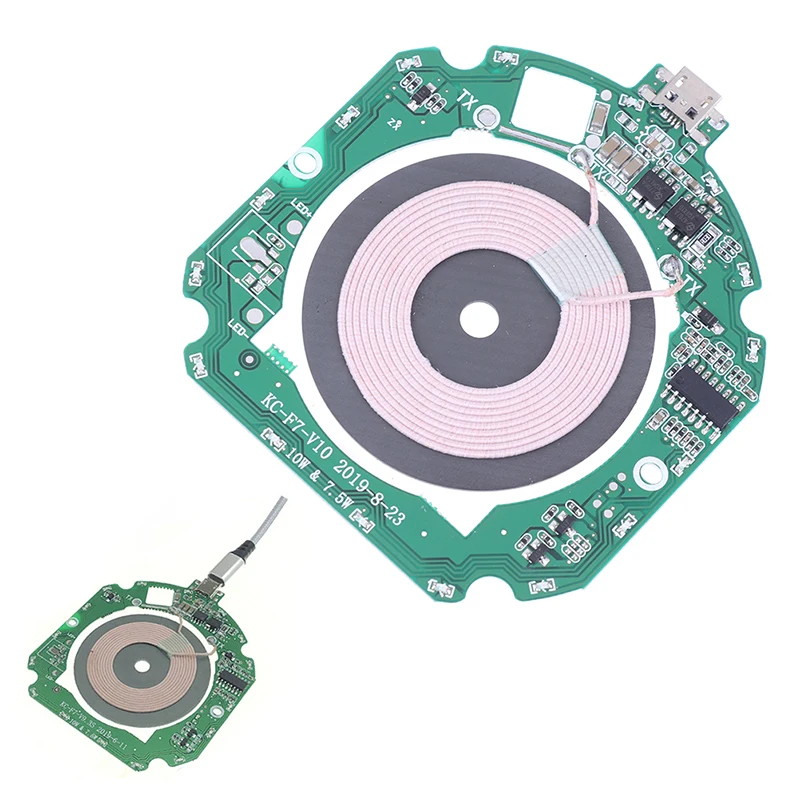 10W QI Fast Wireless Charger PCBA Module Transmitter + Wireless Charging Diy Circuit Board
10W QI Fast Wireless Charger PCBA Module Transmitter + Wireless Charging Diy Circuit Board