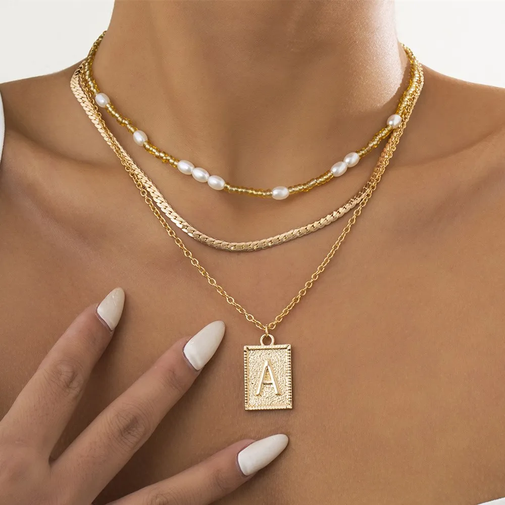 3 шт./компл. многослойное ожерелье-чокер с плоской змеиной цепочкой для женщин и девушек ожерелье-цепочка с бусинами в богемном стиле набор ю...
3 шт./компл. многослойное ожерелье-чокер с плоской змеиной цепочкой для женщин и девушек ожерелье-цепочка с бусинами в богемном стиле набор ю...