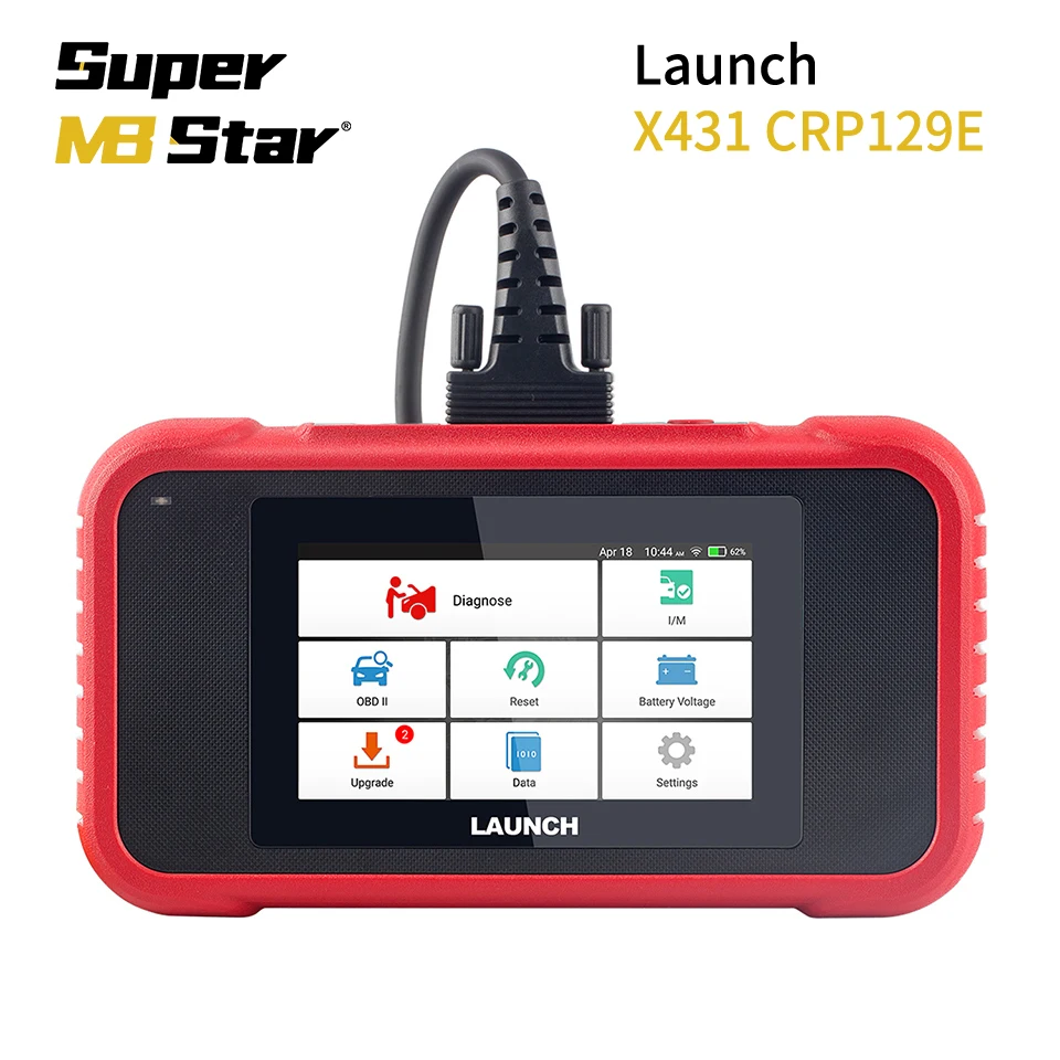 Считыватель кодов LAUNCH X431 CRP129E OBD2 поддержка двигателя ABS SRS AT + тормозное масло SAS ETS