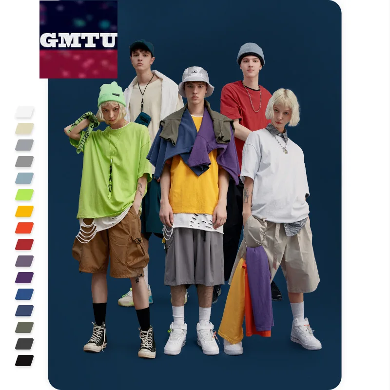 Spring and summer too big off shoulder men's solid color short-sleeved T-shirt oversized t-shirt men's wear
Spring and summer too big off shoulder men's solid color short-sleeved T-shirt oversized t-shirt men's wear