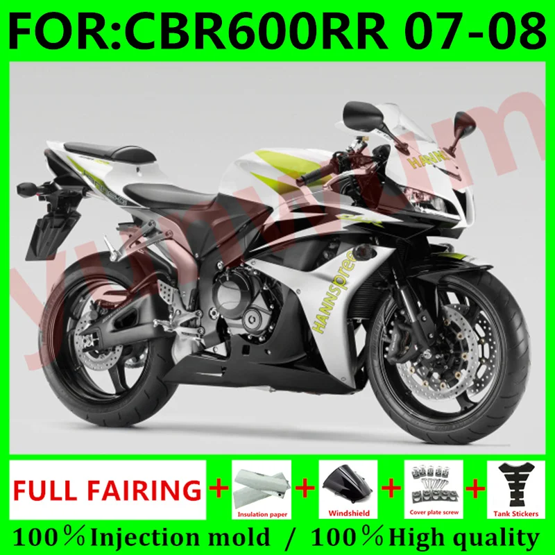 New ABS Motorcycle full Fairings Kit for HONDA CBR600RR F5 2007 2008 CBR600 RR CBR 600RR 07 08 Bodywork fairing set green white
New ABS Motorcycle full Fairings Kit for HONDA CBR600RR F5 2007 2008 CBR600 RR CBR 600RR 07 08 Bodywork fairing set green white