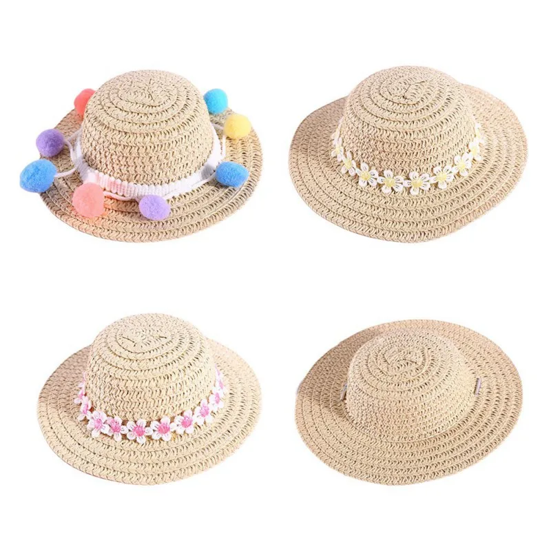 New Pet Cat Dog Woven Straw Hat Adjustable Sunshade Cap Small Dogs Cats Beach Party Colorful Pompom Ball Dog Cats Straw Cap
New Pet Cat Dog Woven Straw Hat Adjustable Sunshade Cap Small Dogs Cats Beach Party Colorful Pompom Ball Dog Cats Straw Cap