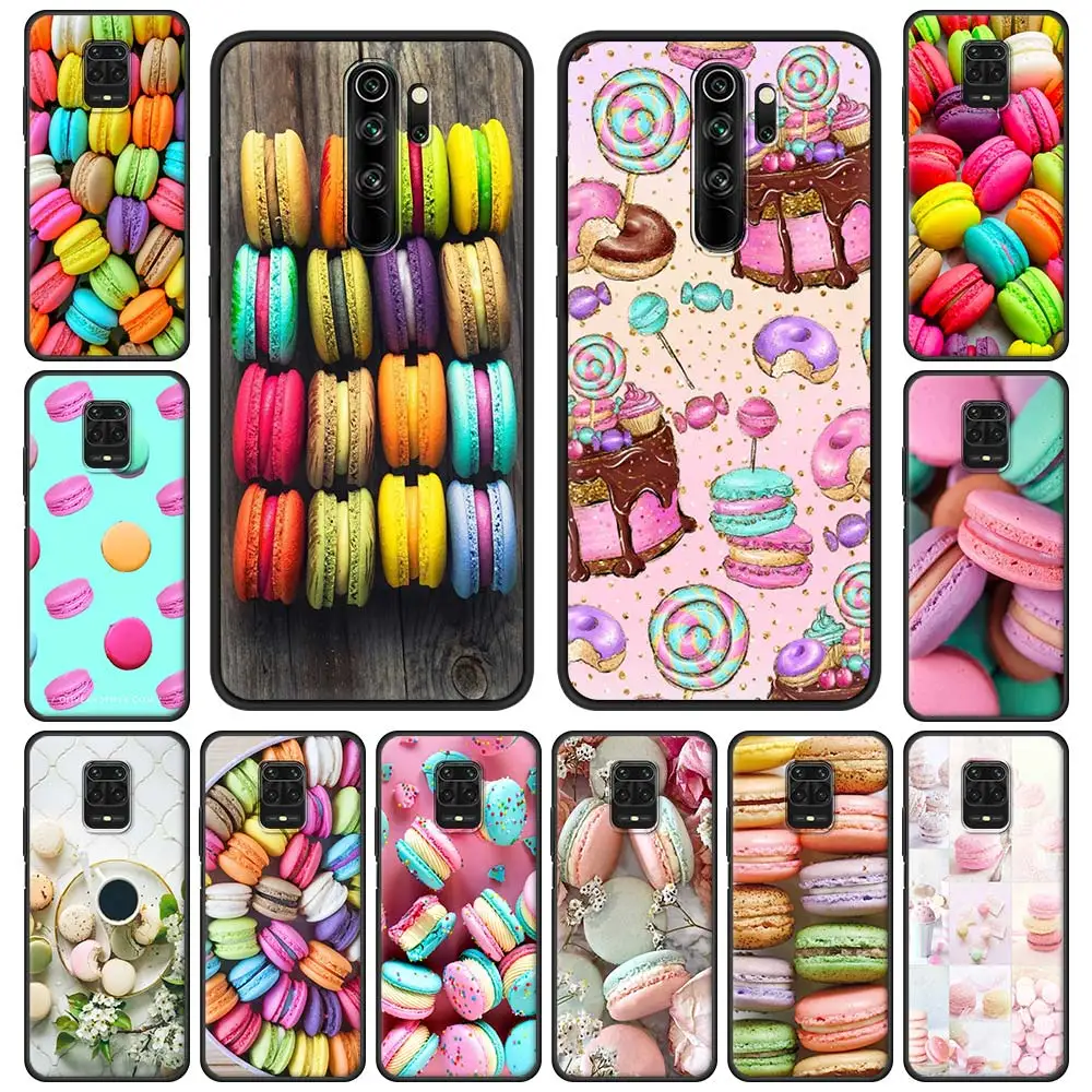 Macarons Cake Dessert Cute Phone Case For Xiaomi Redmi Note 9S 9 8 10 11 Pro 7 8T 9C 9A 8A K40 4G Soft Silicone Black Cover Capa
Macarons Cake Dessert Cute Phone Case For Xiaomi Redmi Note 9S 9 8 10 11 Pro 7 8T 9C 9A 8A K40 4G Soft Silicone Black Cover Capa