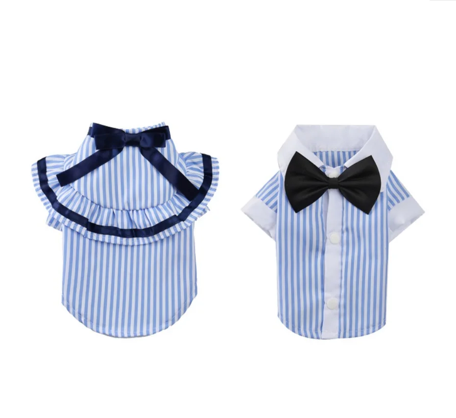 Одежда для пары собак полосатая рубашка для домашних питомцев классическая одежда для домашних животных Одежда для маленьких собак костюм-...
Одежда для пары собак полосатая рубашка для домашних питомцев классическая одежда для домашних животных Одежда для маленьких собак костюм-...