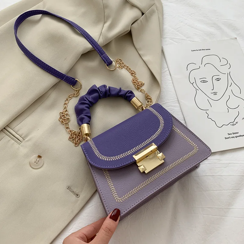 Women's Bag Creases Handbag Wheat Frosted Lock Messenger Shoulder Bag Crossbody Fashion Retro Small Square Bags For Women
Women's Bag Creases Handbag Wheat Frosted Lock Messenger Shoulder Bag Crossbody Fashion Retro Small Square Bags For Women