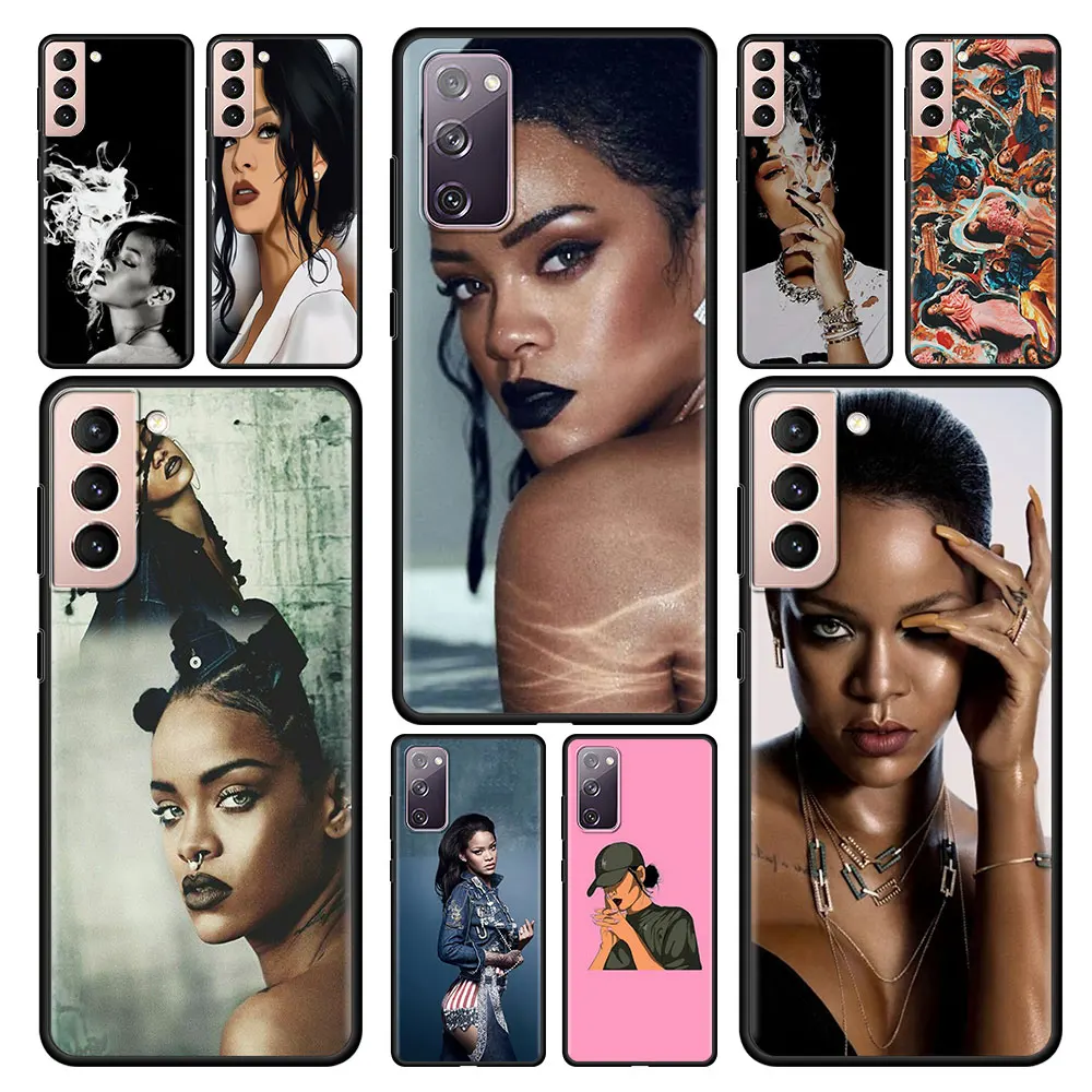 Singer Rihannas Cell Phone Case for Samsung Galaxy S21 S20 FE Note 20 Ultra S10 Lite S9 Plus S8 S10e TPU Cover Coque Capa
Singer Rihannas Cell Phone Case for Samsung Galaxy S21 S20 FE Note 20 Ultra S10 Lite S9 Plus S8 S10e TPU Cover Coque Capa