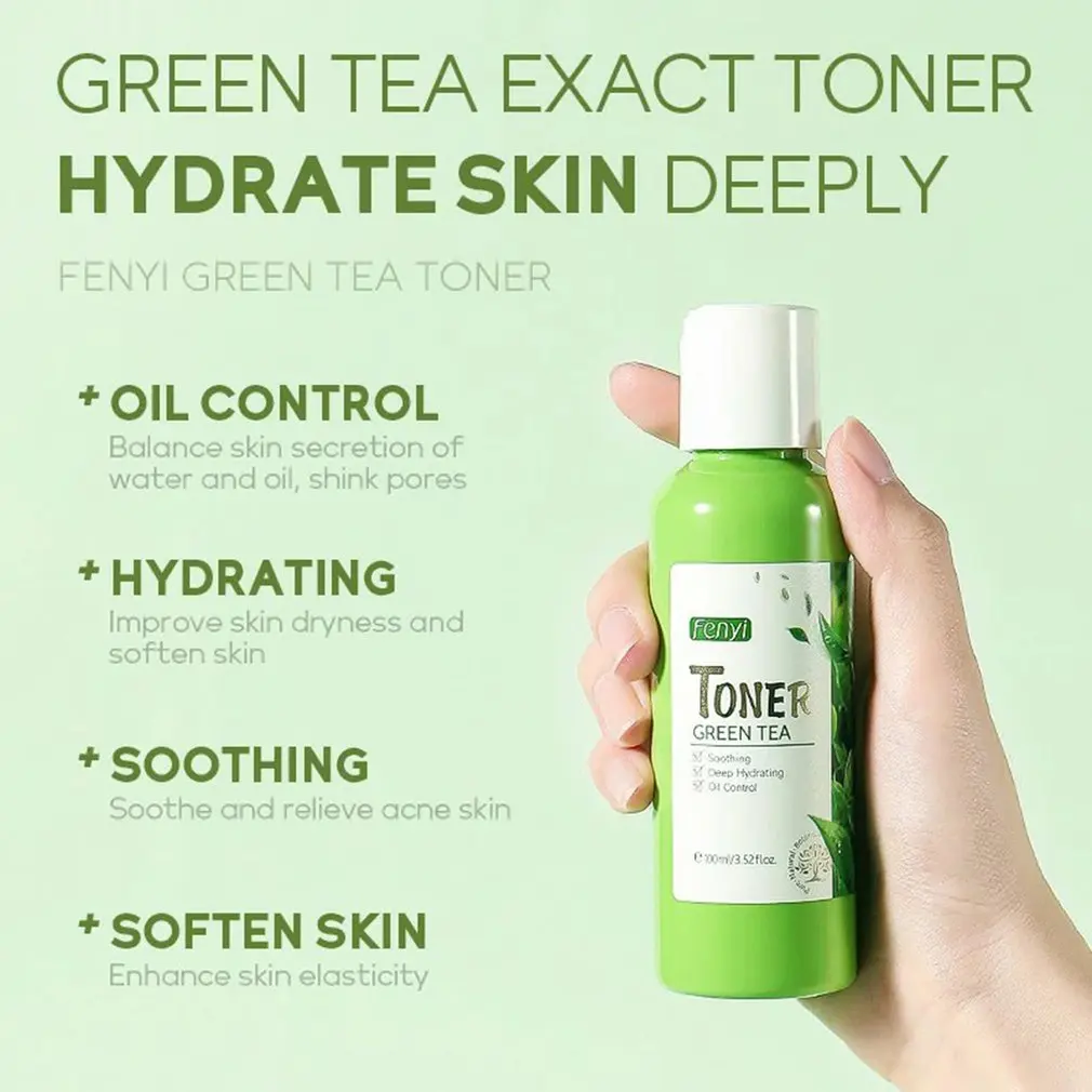 100ml FENYI Green Tea Toner Anti Wrinkle Anti Aging Oil Control Whitening Moisturizing Toner Skin Care
100ml FENYI Green Tea Toner Anti Wrinkle Anti Aging Oil Control Whitening Moisturizing Toner Skin Care