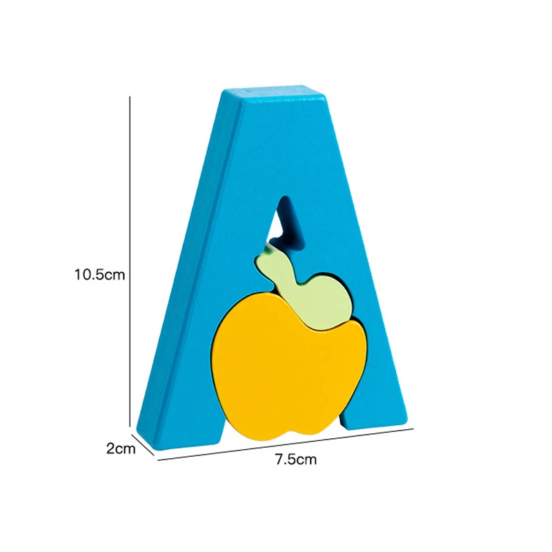 Children's 3D Building Blocks Educational Toys Baby Learning Cognitive Fun 26 English Alphabet Animal Puzzle Kindergarten Gifts
Children's 3D Building Blocks Educational Toys Baby Learning Cognitive Fun 26 English Alphabet Animal Puzzle Kindergarten Gifts