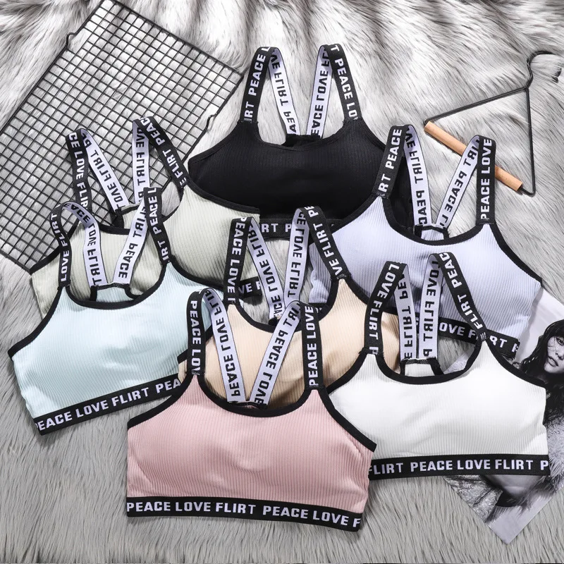 1PC New Letter Sports Bra Top Push Up Fitness Running Yoga Bra Underwear Cotton Sport Tops For Women Gym Wear Solid Sportswear
1PC New Letter Sports Bra Top Push Up Fitness Running Yoga Bra Underwear Cotton Sport Tops For Women Gym Wear Solid Sportswear